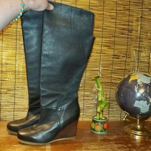 Uggs knee high wedge boots